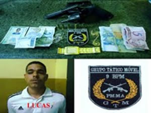 Lucas acusado de porte ilegal de arma de fogo destarma