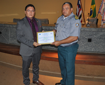 Entregada de certificado