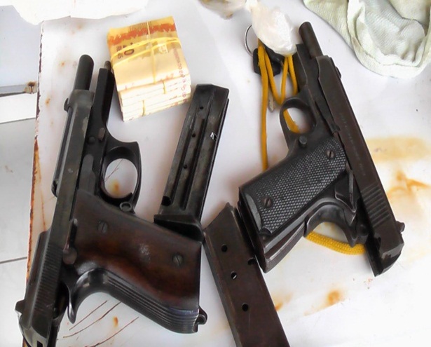 Armas apreendidas