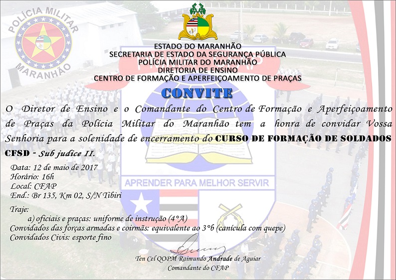 CONVITE CFSD II