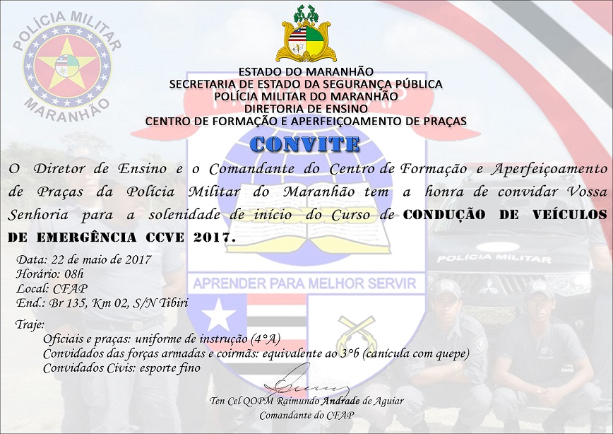 Convite CCVE