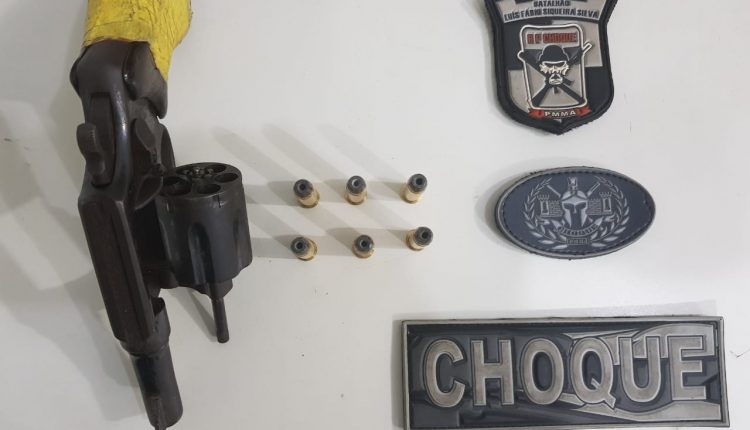 BPCHOQUE APREENDE ARMA DE FOGO EM SÃO LUÍS