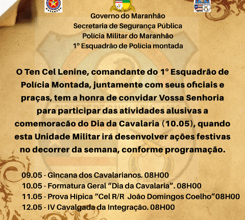 1º EPMONT REALIZA ATIVIDADES ALUSIVAS AO DIA DA CAVALARIA.