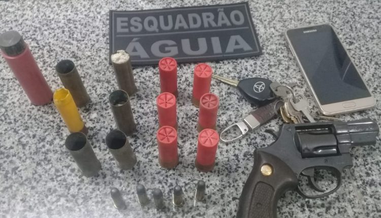PM’s do 10º BPM apreendem arma de fogo, munições e dinheiro em  São Bento