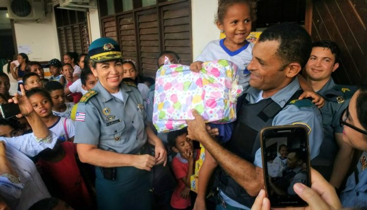 PMMA REALIZA AÇÃO SOCIAL NA VILA MARANHÃO