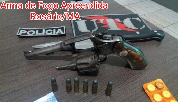 Policiais do 27° BPM prendem homem por ameaça e porte ilegal de arma de fogo em Rosário