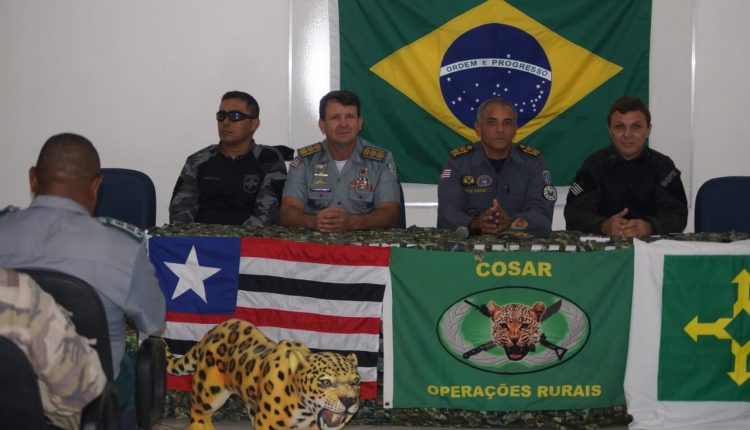 Policiais militares do Distrito Federal participam de Estagio básico em Operações Rurais na PMMA