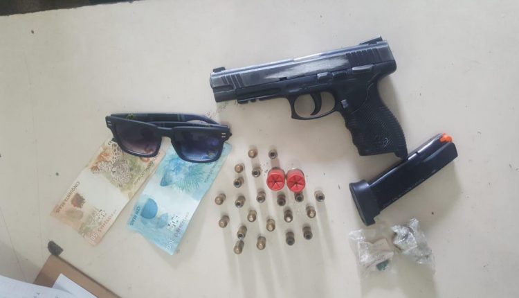 PM PRENDE FUGITIVOS POR PORTE ILEGAL DE ARMA DE FOGO E DROGAS EM IMPERATRIZ