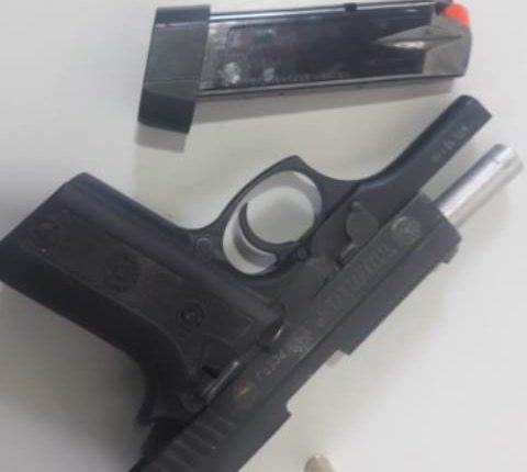 Homem é preso suspeito de realizar disparos de arma de fogo em via pública