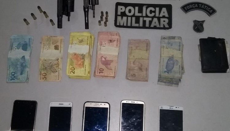 25º BPM apreende armas de fogo e prende suspeitos de assalto em Cururupu