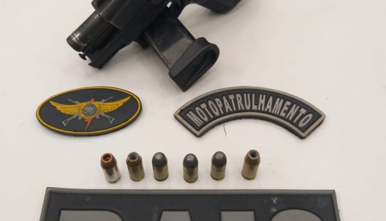 9º BPM APREENDE ARMA DE FOGO NO ANIL