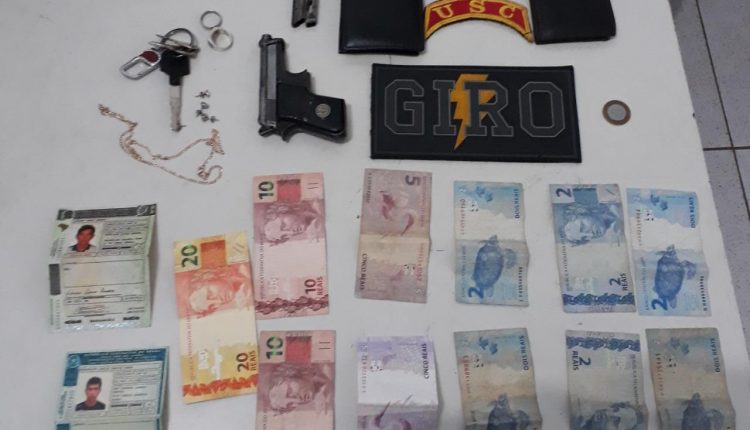 GRUPAMENTO GIRO DA 2ª USC APREENDE ARMA DE FOGO NO COROADINHO