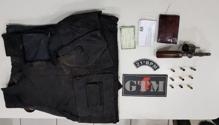 21º BPM apreende arma de fogo e drogas durante ações realizadas na sexta 11