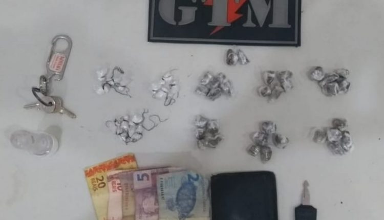 GTM DO 6° BPM PRENDE INDIVÍDUO POR TRÁFICO DE DROGAS NO SÃO CRISTÓVÃO