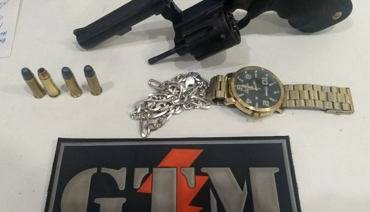 21º BPM realiza apreensão de arma de fogo