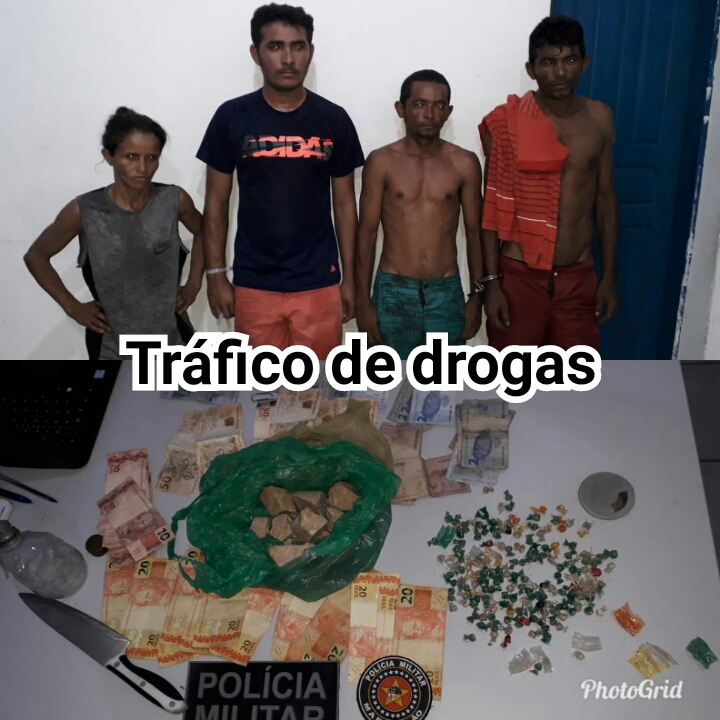 Policiais do 27 º BPM prendem suspeitos de tráfico de drogas