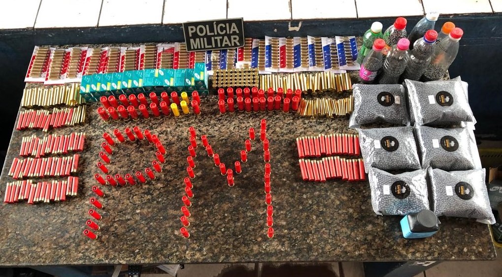 PM’s do 16º BPM prendem comerciante que vendia munições em Chapadinha