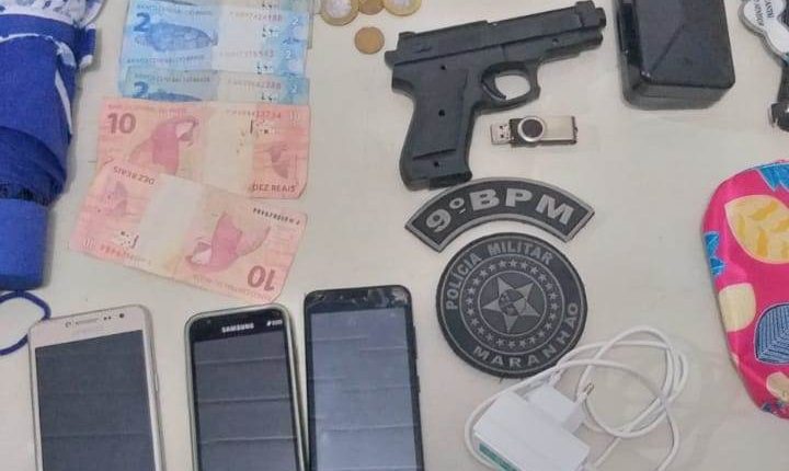 9° BPM PRENDE ASSALTANTES DE TRANSPORTE COLETIVO QUE USAVAM SIMULACRO DE ARMA DE FOGO