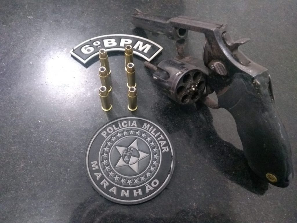 Arma de fogo é apreendida por policiais do 6º BPM
