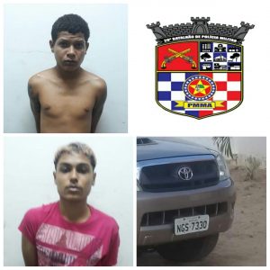 Policiais Militares do 20º BPM prendem suspeitos de assalto no Cohatrac IV  