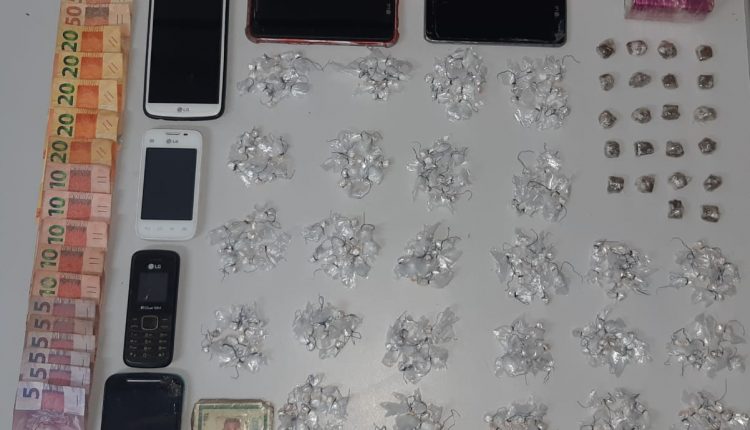 CPAM III apreende mais drogas e prende suspeitos de tráfico no Coroadinho