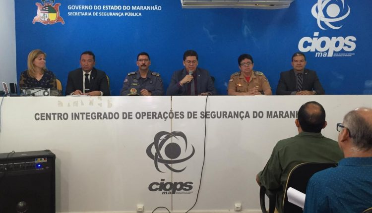 PMMA PARTICIPA DE COLETIVA DO SISTEMA DE SEGURANÇA SOBRE CARNAVAL 2019