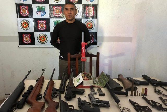 PM fecha fábrica clandestina de armas e munições em Imperatriz