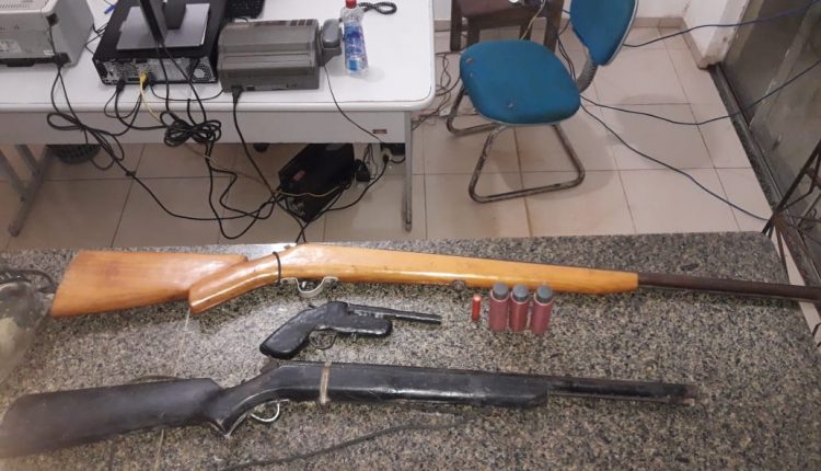 28º BPM APREENDE CINCO ARMAS DE FOGO EM ITAPECURU MIRIM