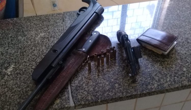 23º BPM apreende armas de fogo em sua área de atuação