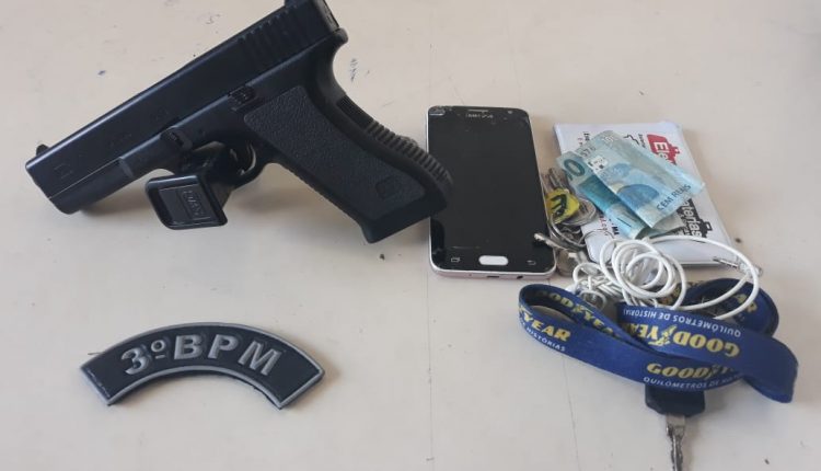 Arma de fogo é apreendida por Policiais do 3º Batalhão em Imperatriz
