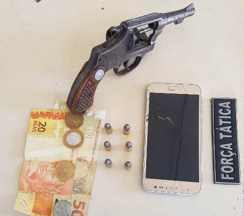 14º BPM apreende arma de fogo e recupera motocicleta roubada em Imperatriz