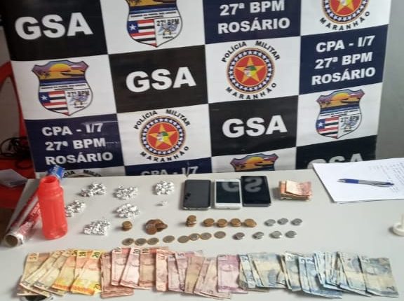 POLICIAIS DO 27º BPM E GSA DO BATALHÃO PREDEM TRAFICANTES EM BACABEIRA