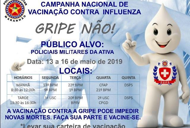 Diretoria de Saúde da PMMA promove campanha de vacinação contra Influenza