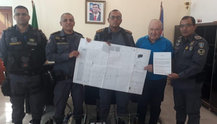 Comandante geral recebe a visita do ex-comandante geral o Coronel da reserva Riod Ayoub