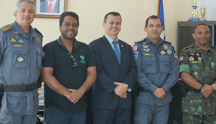 Comandante Geral da PMMA recebe representantes do ICMBio