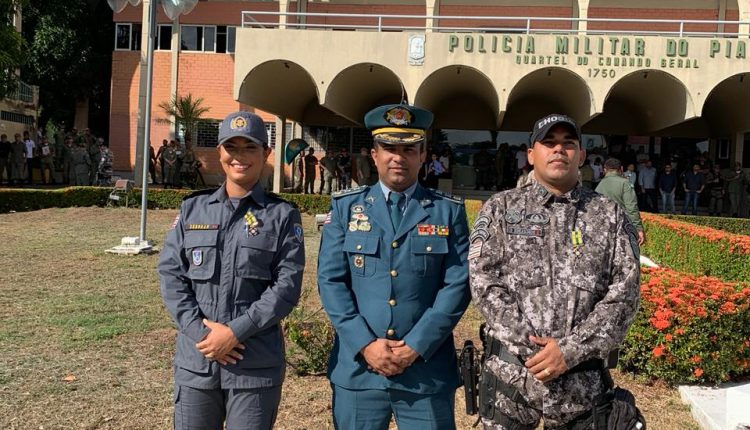 Policiais militares do Maranhão recebem comendas no estado Piauí