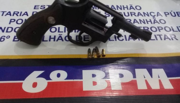 6º BPM retira de circulação mais uma arma de fogo em São Luís