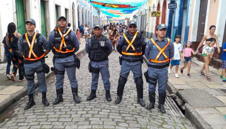 São João: BPTur reforça policiamento no Centro Histórico de São Luís