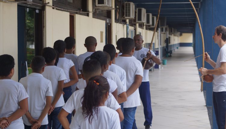 Sábado de atividades da Brigada Mirim Pantera no Quartel do Comando geral da PMMA