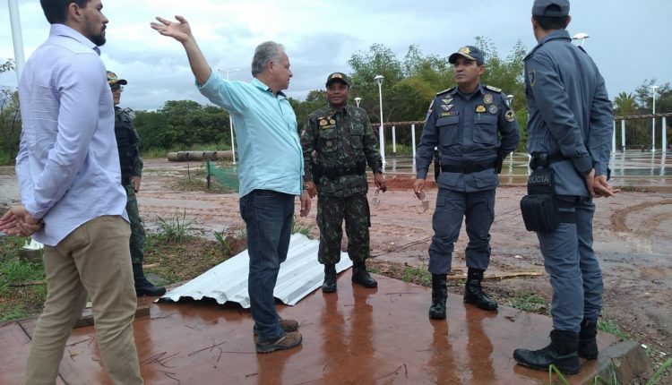 Comandante geral visita obras do parque estadual do Rangedor