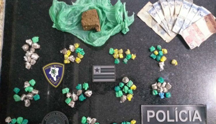Polícia Militar apreende droga e prende criminoso em Porto Rico do Maranhão