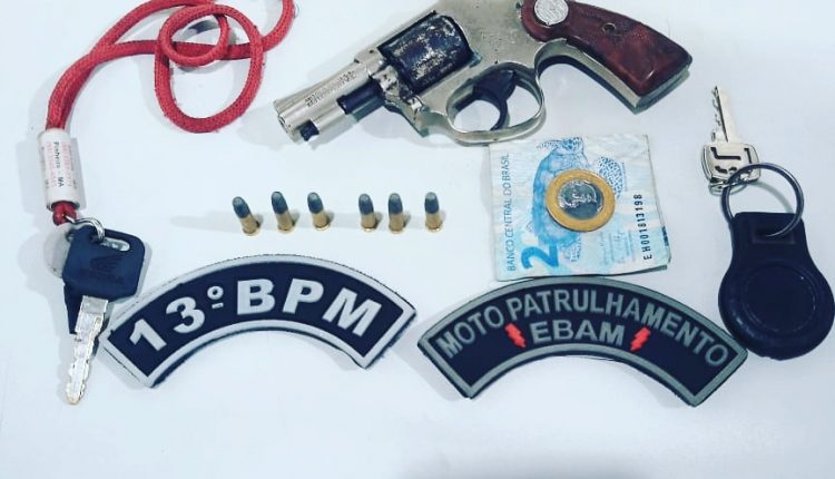 PMMA RETIRA MAIS IMA ARMA DE FOGO DE CIRCULAÇÃO NA REGIÃO DE RIBAMAR