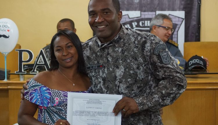 Dia dos pais é comemorado pelo Batalhão de Polícia de Choque