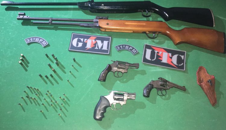 Polícia Militar apreende armas de fogo em Maracaçumé