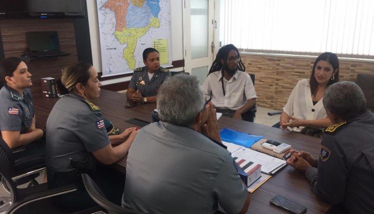Policia militar recebe visita da equipe do FÓRUM BRASILEIRO DE SEGURANÇA PÚBLICA (FBSP)