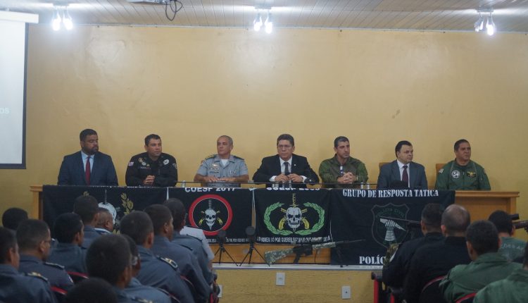 CTA realiza aula inaugural do 1º Curso de Atirador Policial de Precisão