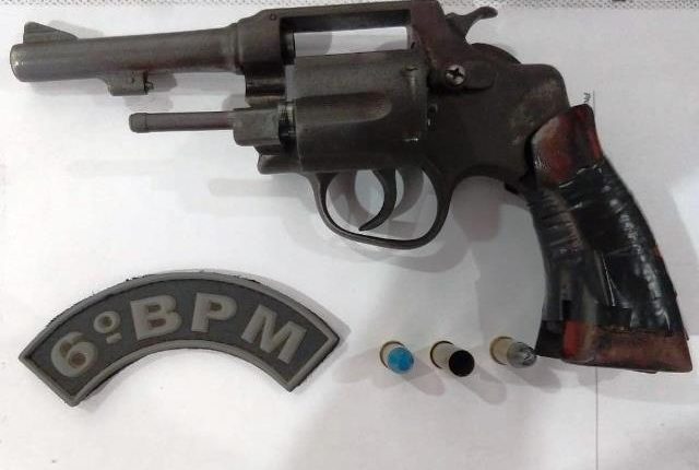 6º BPM retira de circulação três armas de fogo das ruas de São Luís