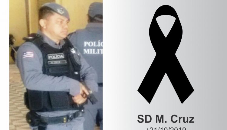 Nota de falecimento pela morte do soldado M. Cruz do 6º BPM