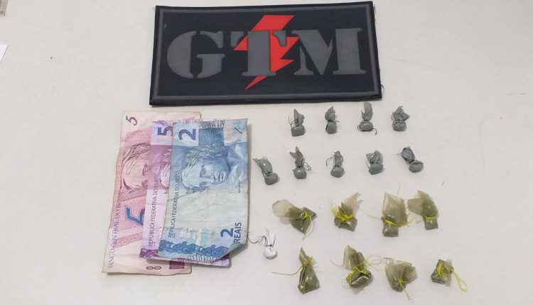 Polícia militar prende suspeitos de trafico no bairro do Anjo da Guarda