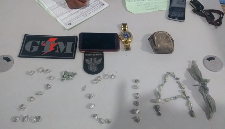 PMMA PRENDE TRAFICANTE NA VILA SARNEY FILHO EM SÃO JOSÉ DE RIBAMAR
